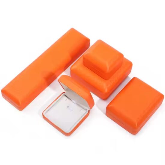 Premium PU Leather Jewelry Box for Rings and Necklaces