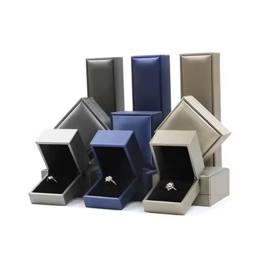 Premium PU Leather Jewelry Box for Rings and Necklaces