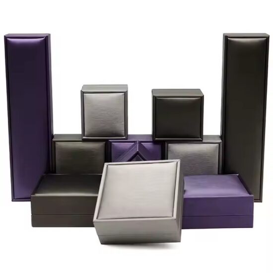 Personalized PU Leather Luxury Jewelry Box for Full Set Storage