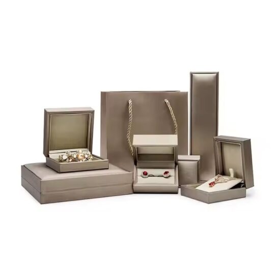 Personalized PU Leather Luxury Jewelry Box for Full Set Storage
