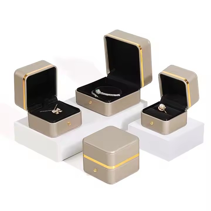 PU Leather Jewelry Storage Box with Custom Logo