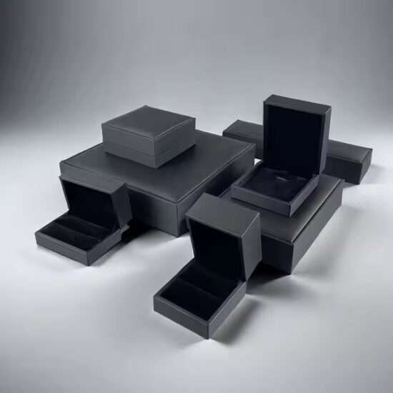PU Leather Jewelry Box for Rings Bracelets Earrings and Necklaces