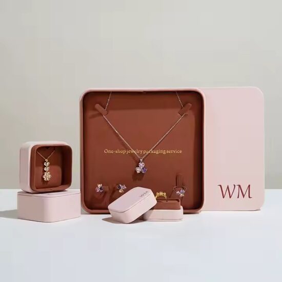 PU Leather Jewelry Box for Rings Bracelets Earrings and Necklaces