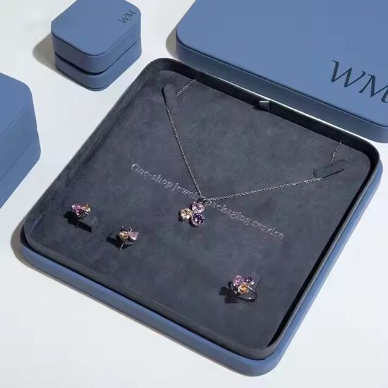 PU Leather Jewelry Box for Rings Bracelets Earrings and Necklaces