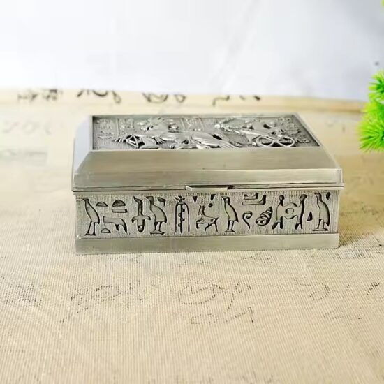 Best-Selling Elegant Metal Jewelry Box with Compartments