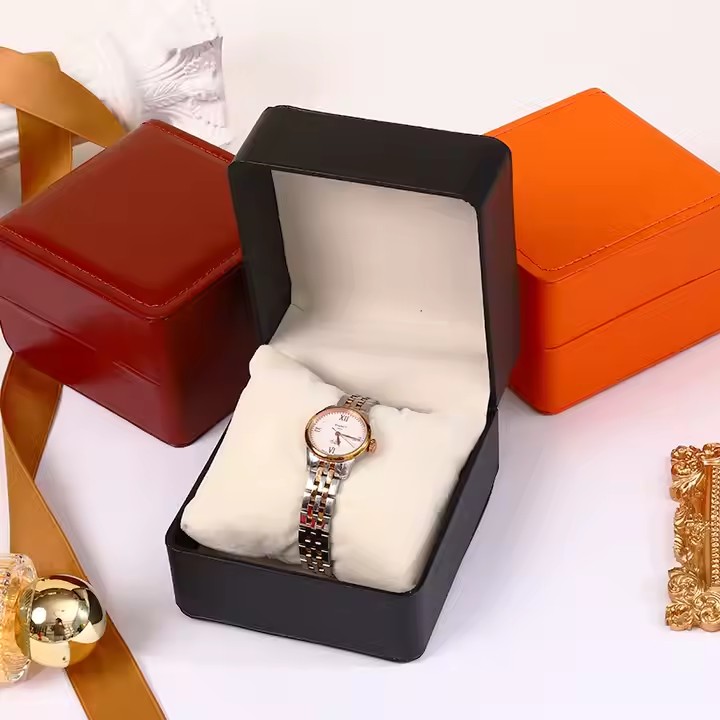 Custom Logo PU Leather Watch Box for Luxury Timepieces
