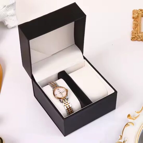 Custom Logo PU Leather Watch Box for Luxury Timepieces