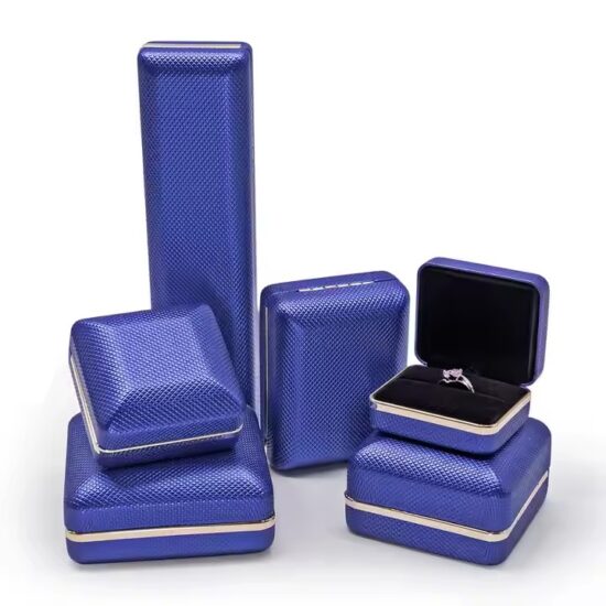 PU Leather Jewelry Box for Rings, Necklaces, and Earrings
