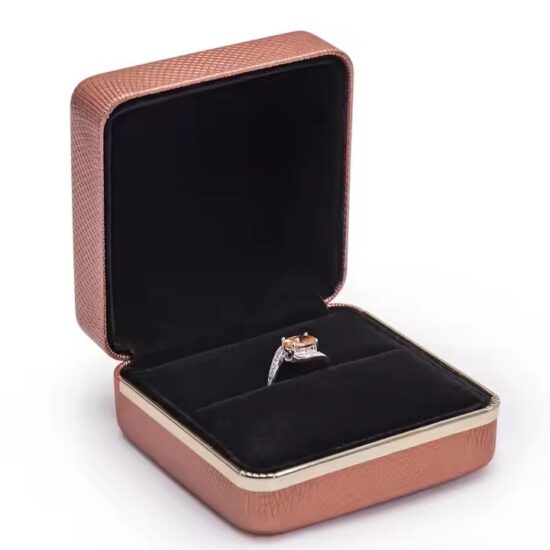PU Leather Jewelry Box for Rings, Necklaces, and Earrings