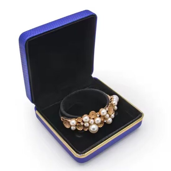 PU Leather Jewelry Box for Rings, Necklaces, and Earrings