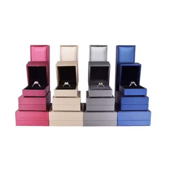 Best-Selling PU Leather Jewelry Box with Velvet Interior