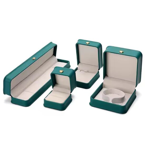 Custom PU Leather Jewelry Box for Full Set Storage