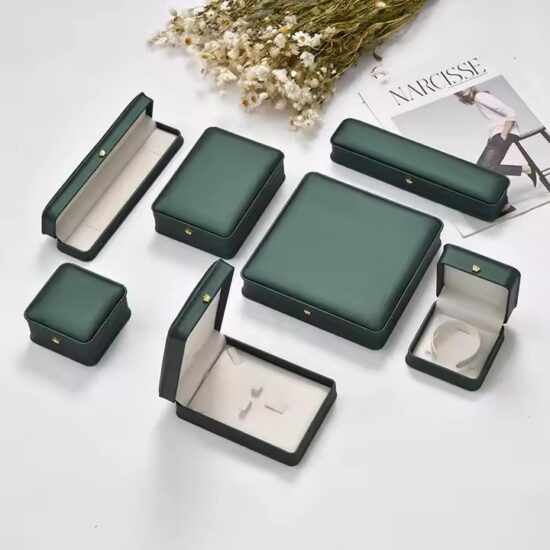 Custom PU Leather Jewelry Box for Full Set Storage