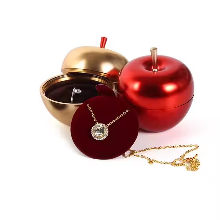 Custom Metal Jewelry Storage Box for Rings, Earrings, Necklaces, Bracelets