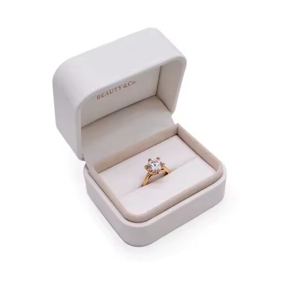 Custom Logo PU Leather Luxury Jewelry Box for Storage