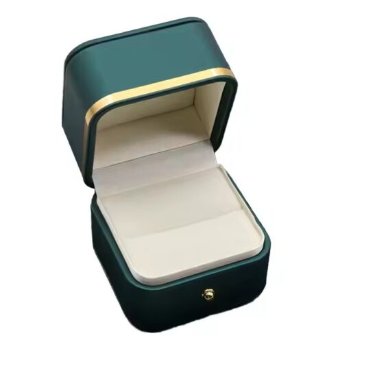 Custom Logo PU Leather Luxury Jewelry Box for Storage