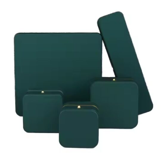 Custom Logo PU Leather Luxury Jewelry Box for Storage