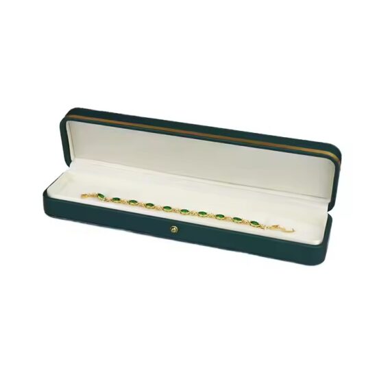 Custom Logo PU Leather Luxury Jewelry Box for Storage