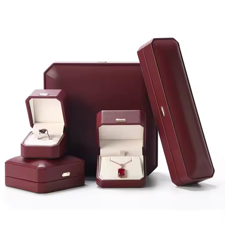 Unique Custom PU Leather Jewelry Box with Luxury Finish
