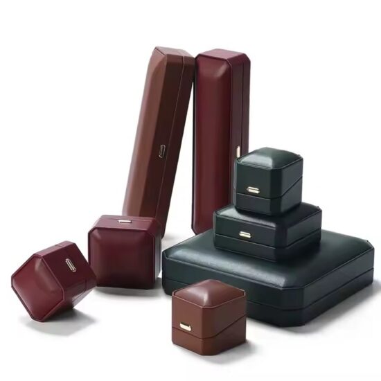Unique Custom PU Leather Jewelry Box with Luxury Finish