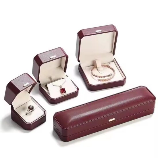 Unique Custom PU Leather Jewelry Box with Luxury Finish