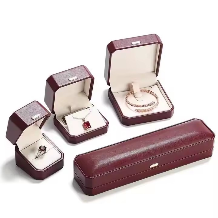 Unique Custom PU Leather Jewelry Box with Luxury Finish