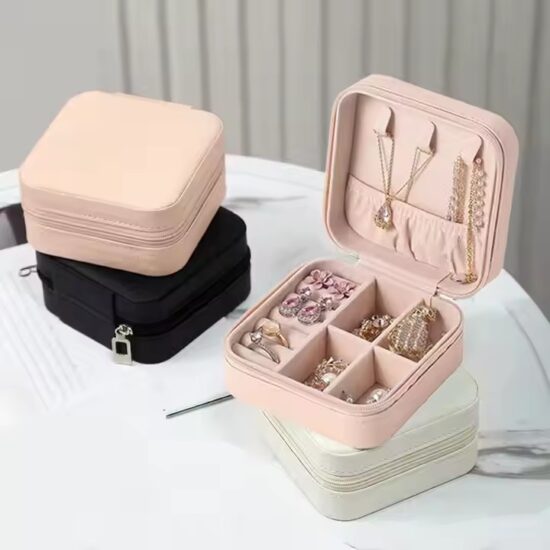 Best-Selling Women’s Wedding Gift Travel Jewelry Box with Elegant Design