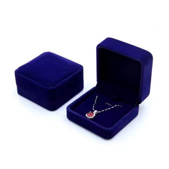 Custom velvet travel jewelry organizer box for wholesale
