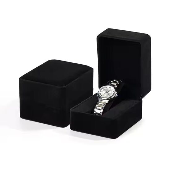 Wholesale Multi-Color Velvet Watch Boxes for Elegant Watch Display