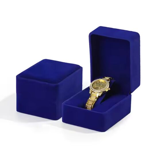 Wholesale Multi-Color Velvet Watch Boxes for Elegant Watch Display