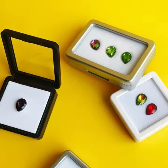 Dustproof Clear Acrylic Jewelry Storage Box with Lid