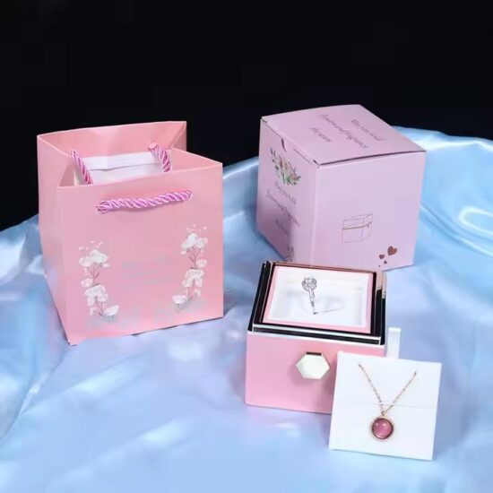 Custom Clear Acrylic Jewelry Box with Compartments