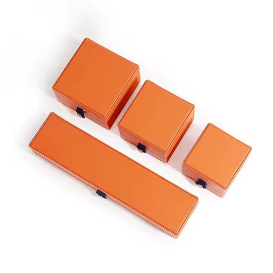 PU Leather Jewelry Box for Rings, Earrings and Necklaces